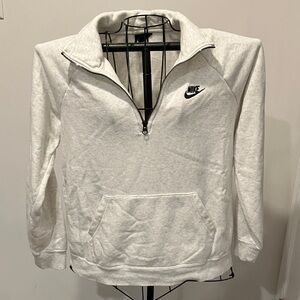 Nike Light Gray Half-Zip Pullover